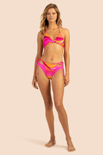 VIVID VISTA HALTER WRAP TOP in MULTI additional image 3