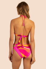 VIVID VISTA HALTER WRAP TOP in MULTI additional image 1