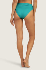 MONACO SOLID HIGH WAIST SWIM BOTTOM in CERAMIC BLUE additional image 8