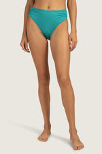MONACO SOLID HIGH WAIST SWIM BOTTOM in CERAMIC BLUE additional image 7