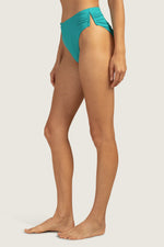 MONACO SOLID HIGH WAIST SWIM BOTTOM in CERAMIC BLUE additional image 9