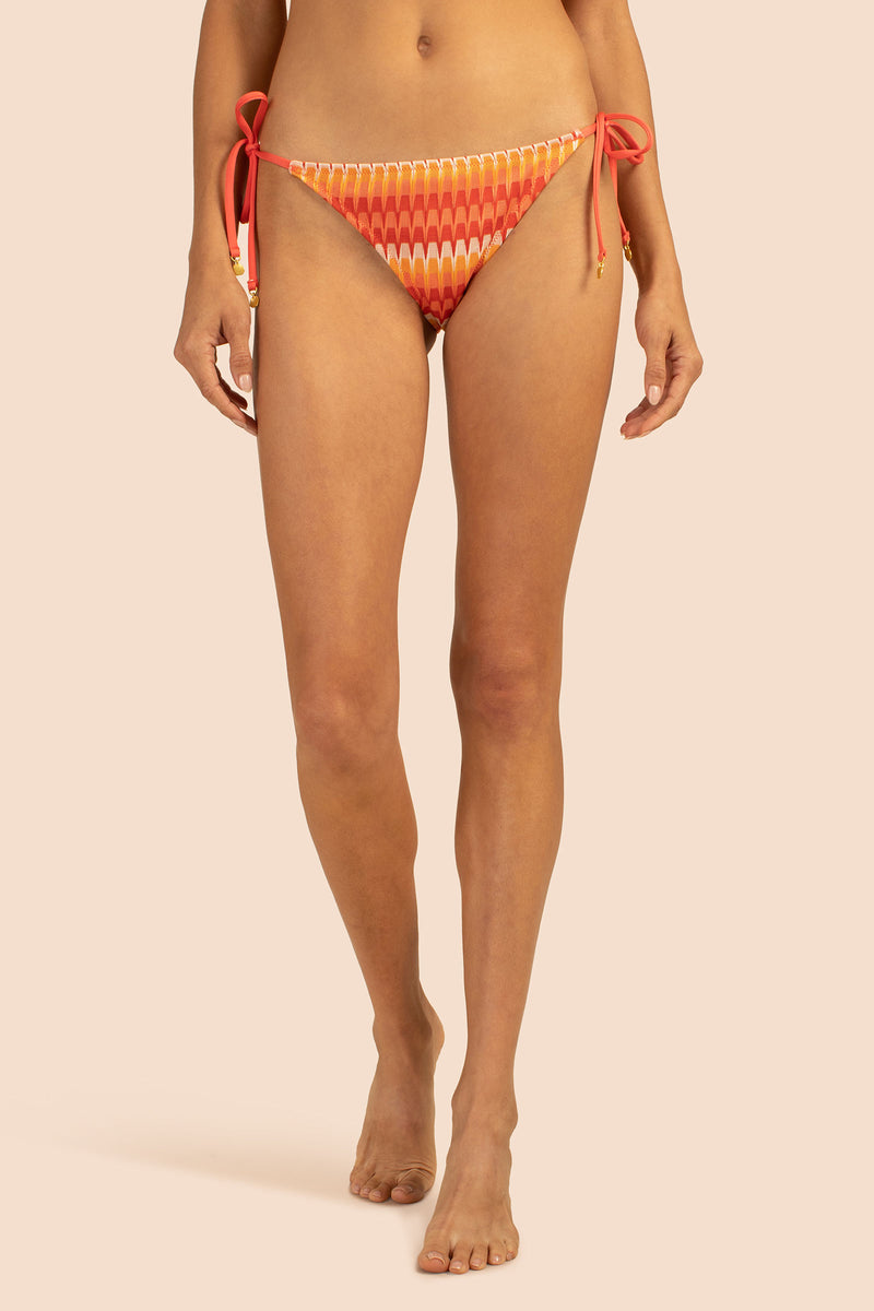 SUNRAY CROCHET TIE-SIDE SWIM BOTTOM in MULTI