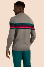 ALPHA ROMERO CREWNECK in HEATHER GREY additional image 1