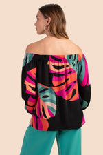 WINDWARD TOP in BLACK MULTI additional image 4