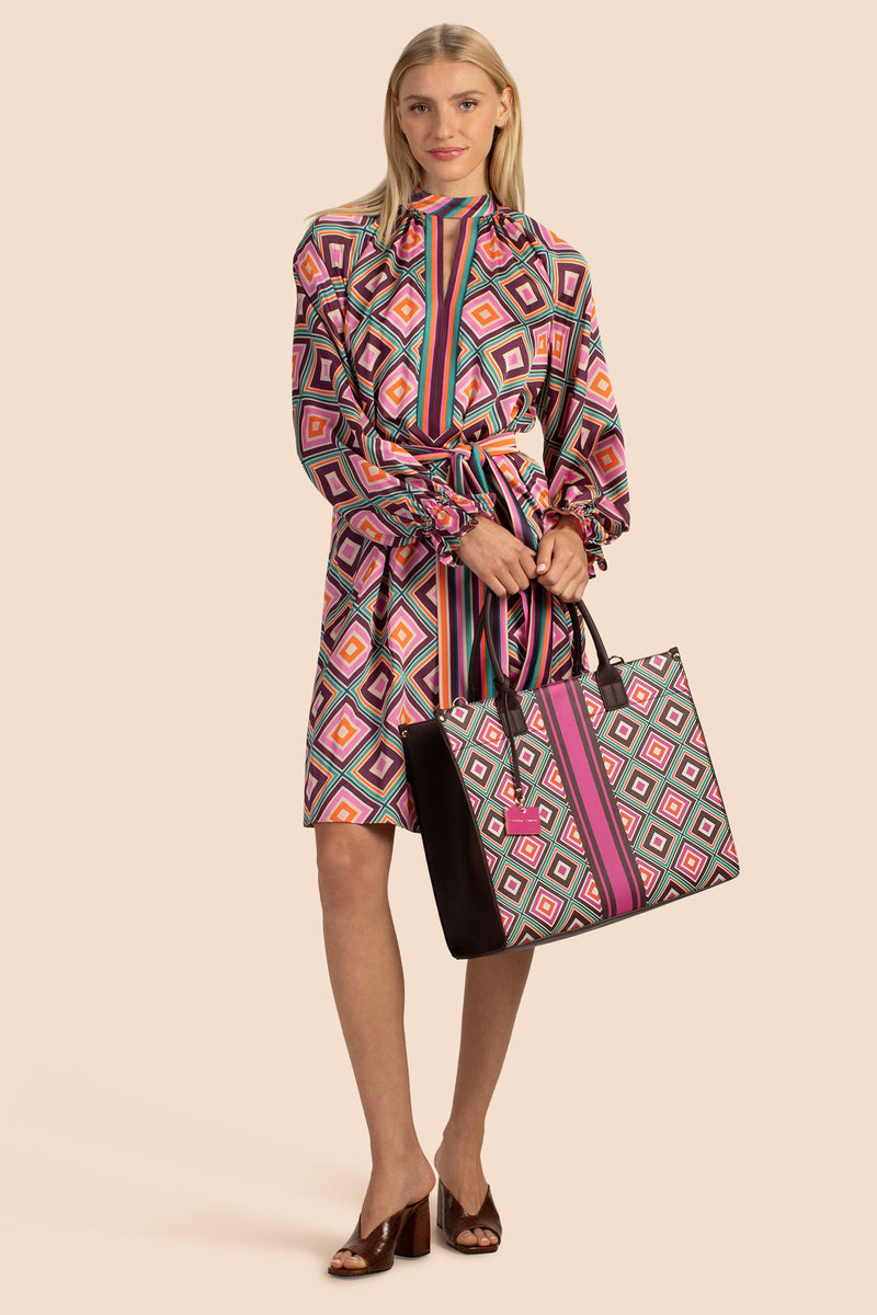 SUNBURST DRESS in MULTI additional image 4