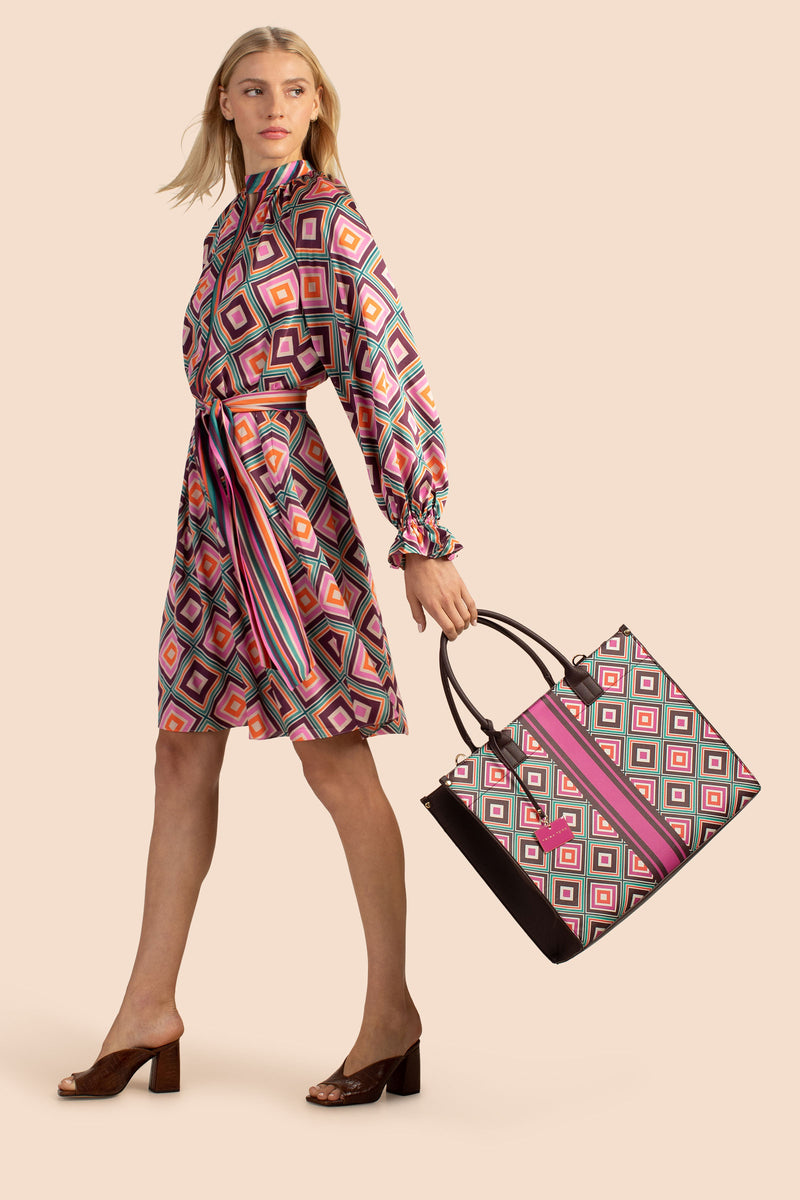 SUNBURST DRESS in MULTI additional image 3