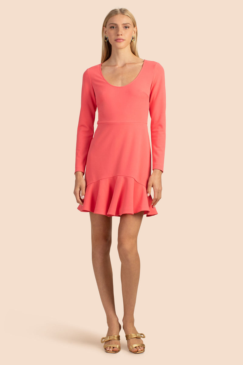 FORM 3 DRESS in CORAL additional image 2