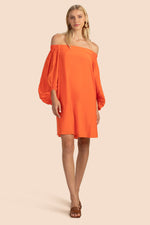 WINDWARD DRESS in FIRE ISLAND ORANGE