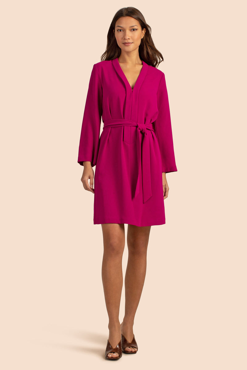 JUNGLE ROSE DRESS in BOYSENBERRY PURPLE additional image 2