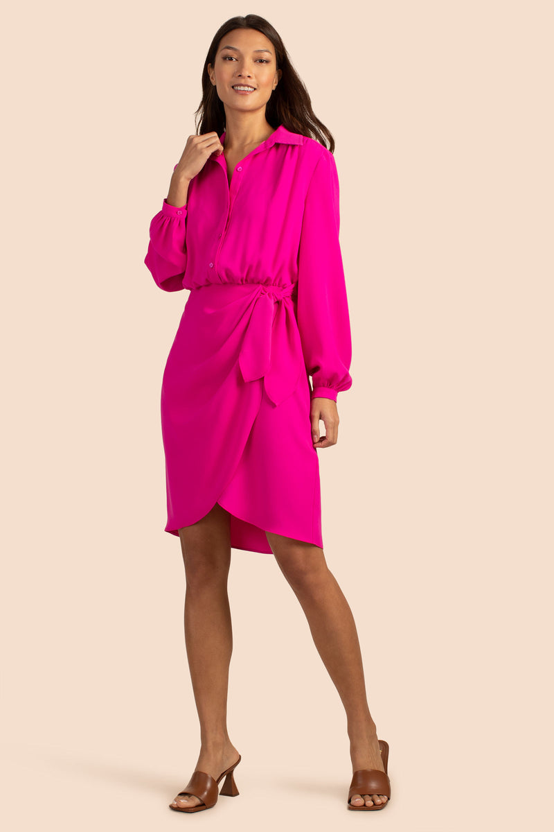 EL MIRADOR DRESS in TRINA PINK additional image 2