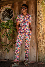 CLYDE SLIM TROUSER in MULTI