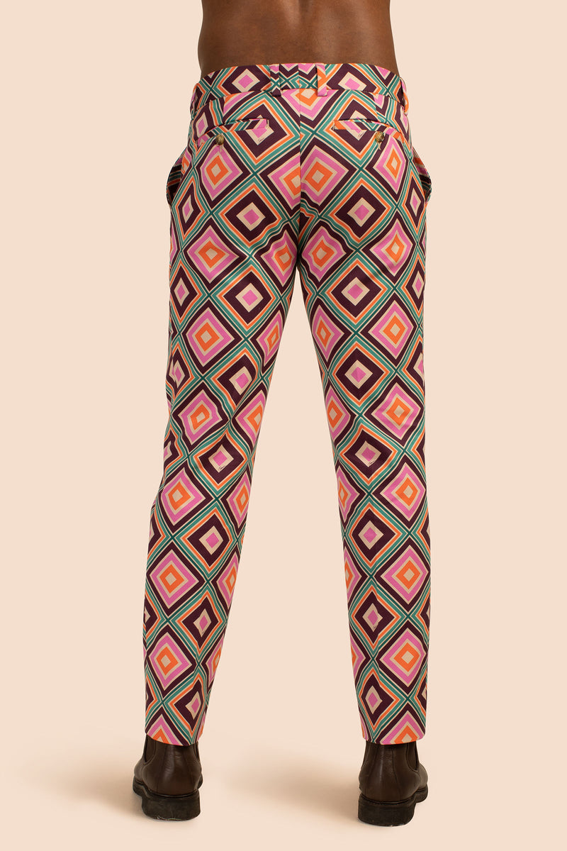 CLYDE SLIM TROUSER in MULTI additional image 2