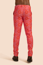 CLYDE SLIM TROUSER in ROJO MULTI additional image 1