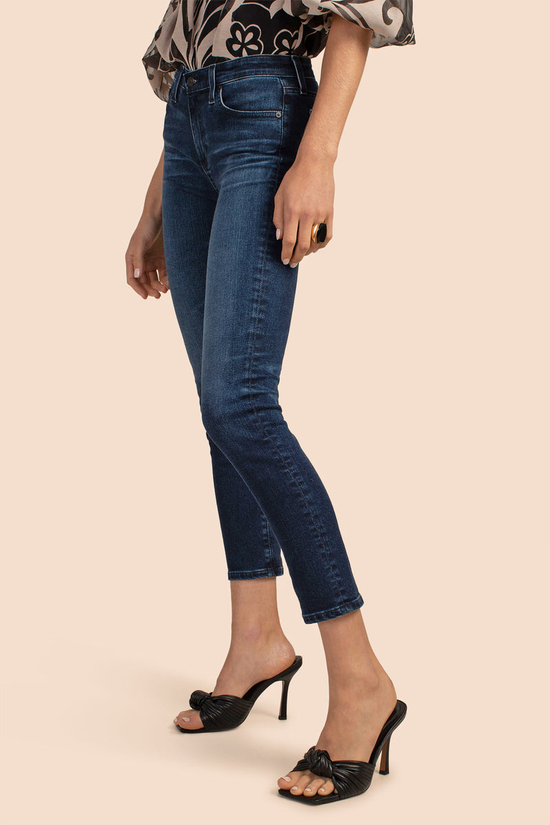 AG  DARK WASH PRIMA ANKLE SLIM STRAIGHT JEAN in INDIGO additional image 2