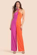 WONDERMENT 2 JUMPSUIT in HYACINTH/FIRE ISLAND ORANGE additional image 1