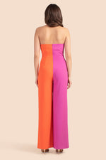 WONDERMENT 2 JUMPSUIT in HYACINTH/FIRE ISLAND ORANGE additional image 2