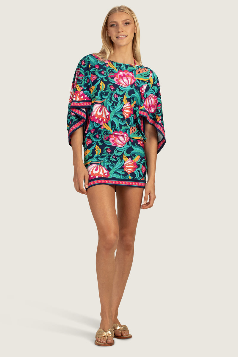 INDIA GARDEN SWIM TUNIC in MULTI