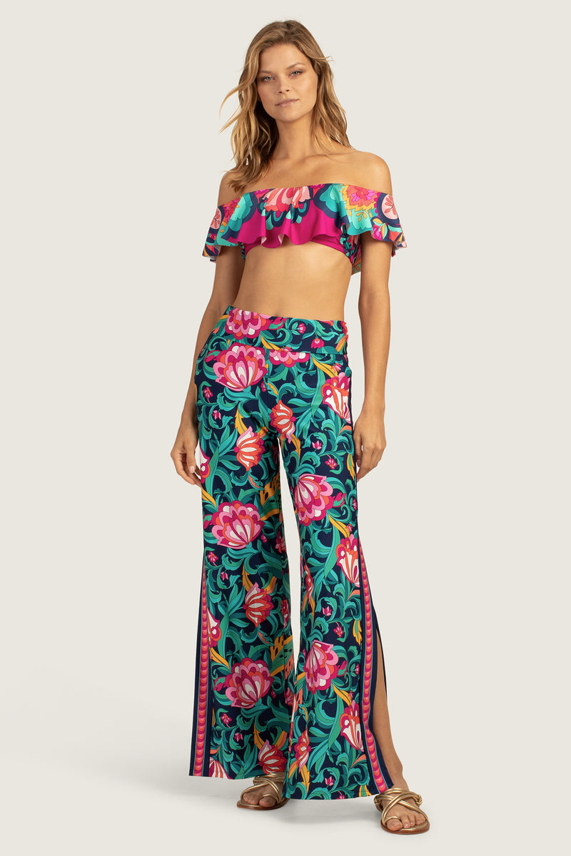 INDIA GARDEN SWIM COVER-UP PANT in MULTI additional image 2