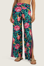 INDIA GARDEN SWIM COVER-UP PANT in MULTI
