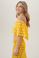 BARDOT OFF THE SHOULDER TOP in DAISY additional image 7