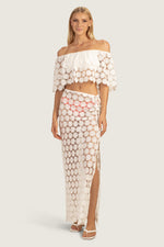 BARDOT OFF THE SHOULDER TOP in WHITE additional image 2