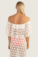 BARDOT OFF THE SHOULDER TOP in WHITE additional image 1