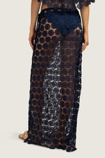 BARDOT MAXI SKIRT in INK additional image 4