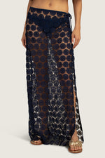 BARDOT MAXI SKIRT in INK additional image 3
