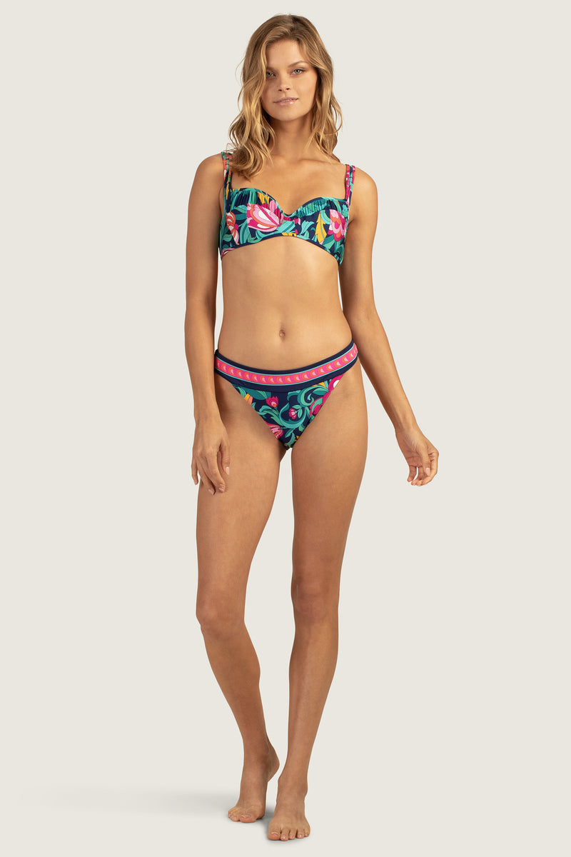 INDIA GARDEN UNDERWIRE TOP in MULTI additional image 2