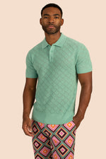 BRENTWOOD SHORT SLEEVE POLO in EUCALYPTUS additional image 5