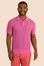 BRENTWOOD SHORT SLEEVE POLO in HYACINTH