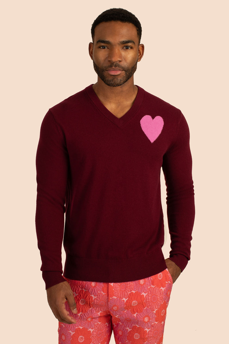 LOVER V-NECK in FIG additional image 1