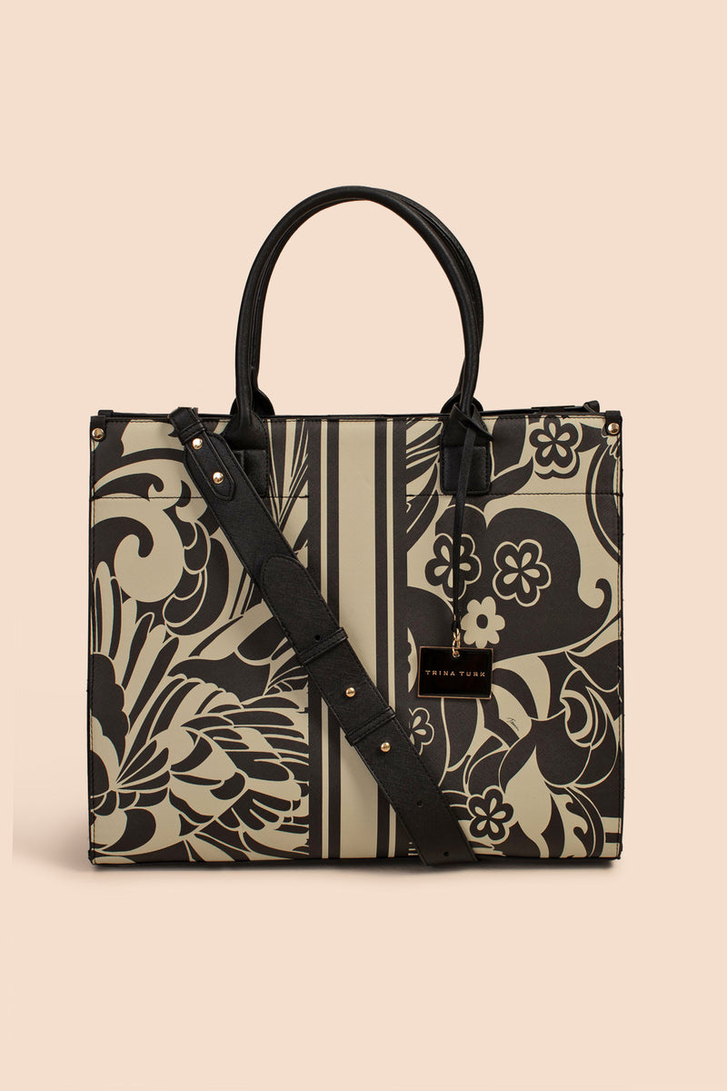 ISLAND BREEZE TOTE in DRIFTWOOD/BLACK additional image 3