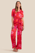LILIES JUMPSUIT in ROJO MULTI additional image 4