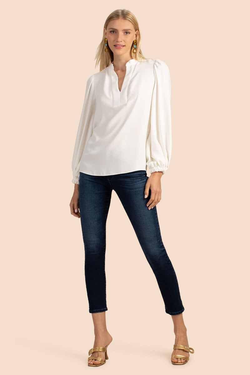 TANVI TOP in WHITEWASH additional image 7