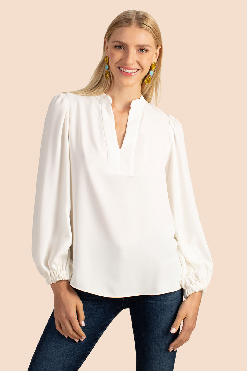 TANVI TOP in WHITEWASH additional image 4