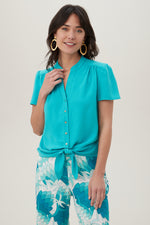 GULLAH 2 TOP in TRANQUIL TURQUOISE additional image 15