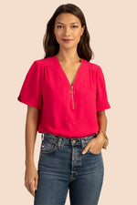 AMETHYST TOP in TE AMO PINK