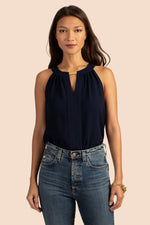 EMBASSY TOP in INDIGO additional image 4