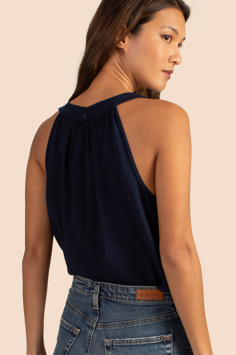 EMBASSY TOP in INDIGO additional image 1