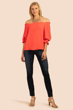 EQUINOX TOP in POPPY additional image 5