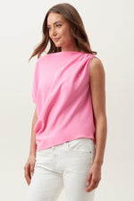PIXIE SHOULDER TOP in COTTON CANDY SKY additional image 4