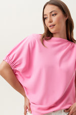 PIXIE SHOULDER TOP in COTTON CANDY SKY additional image 3