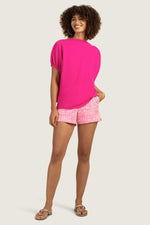 PIXIE SHOULDER TOP in SUNSET PINK additional image 5