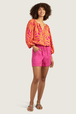 LUNAH TOP in SUNSET PINK/TANGERINE DREAM additional image 7