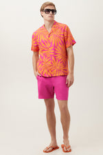 FELIX SHIRT in SUNSET PINK/TANGERINE DREAM additional image 6