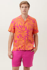 FELIX SHIRT in SUNSET PINK/TANGERINE DREAM additional image 4