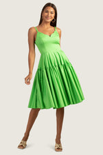 BASK DRESS in VERT