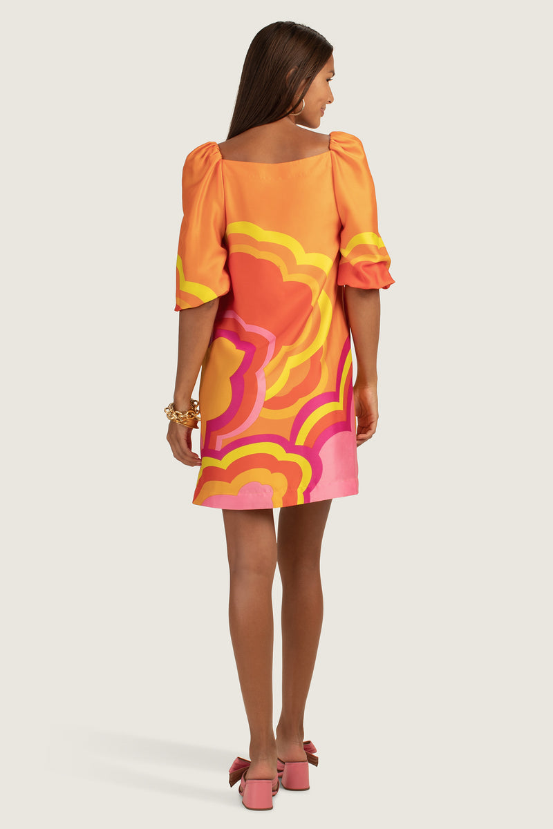 SYMPHONY DRESS in TANGERINE DREAM MULTI additional image 1