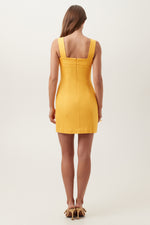 JENI DRESS in SUNSHINE YELLOW additional image 1